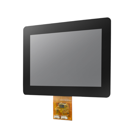 7" 800x480 LVDS 400nits -20~70℃ LED 6/8-bit with 4-wire Resistive Touch Display Kit